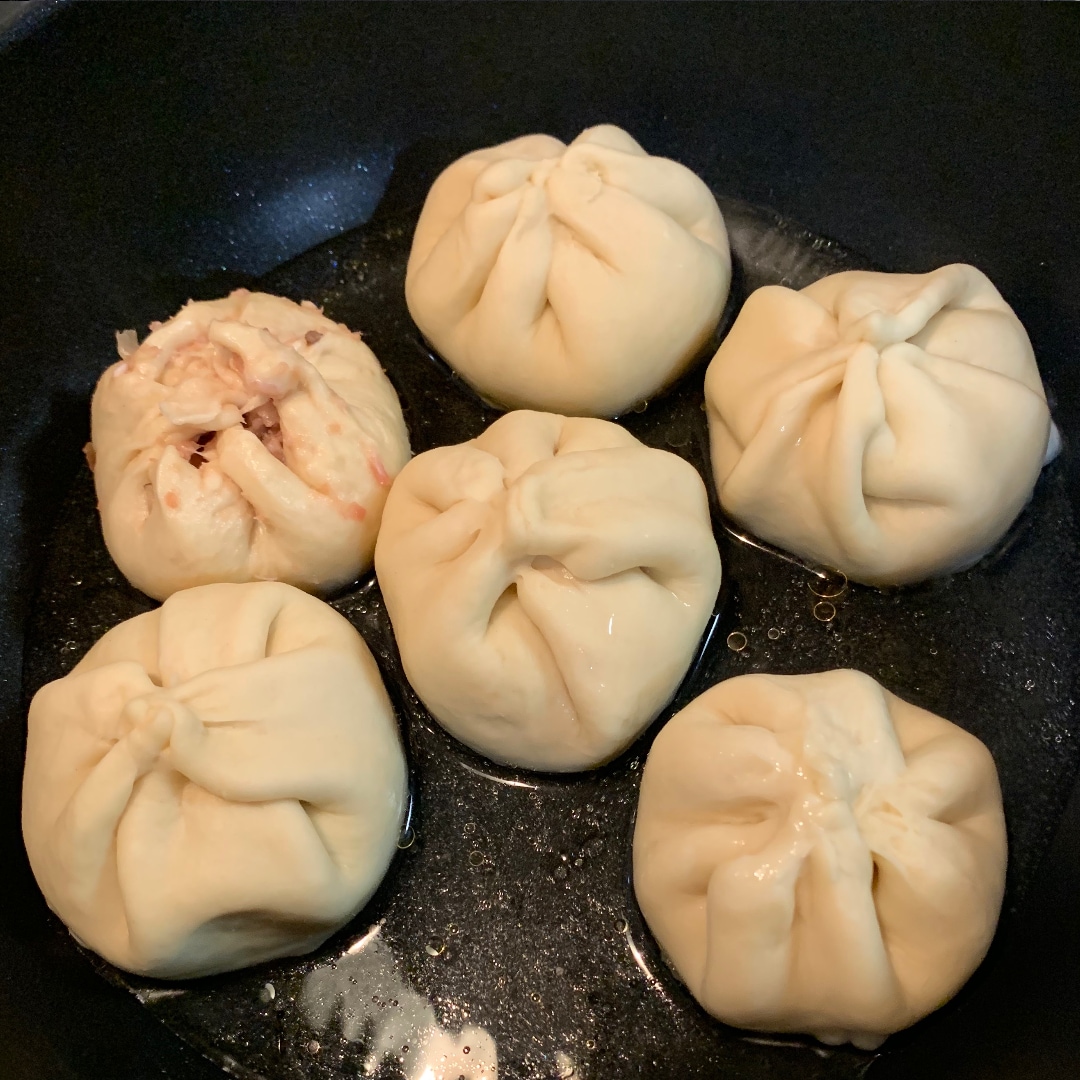 ぬるま湯につかる肉まん