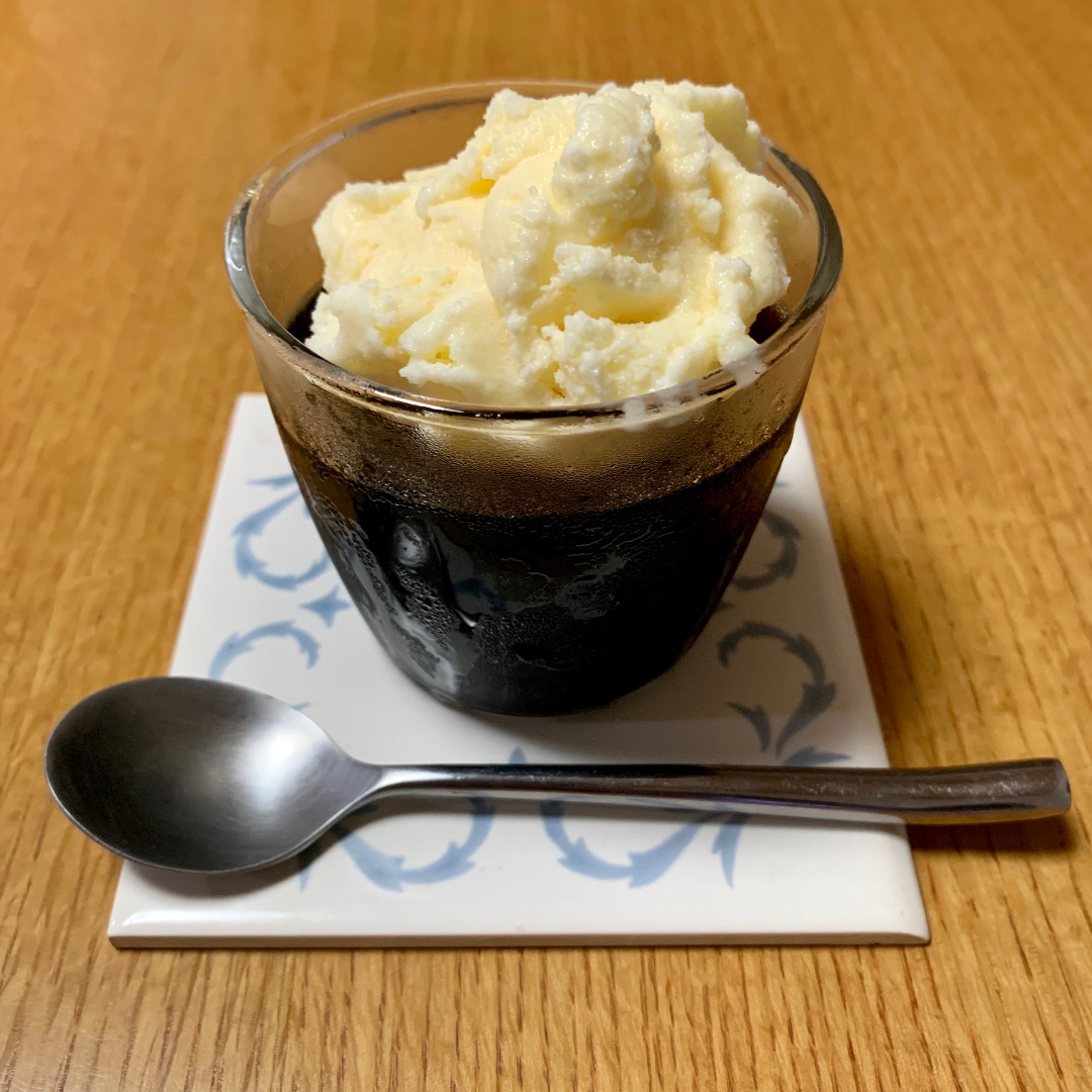 アイス載せ