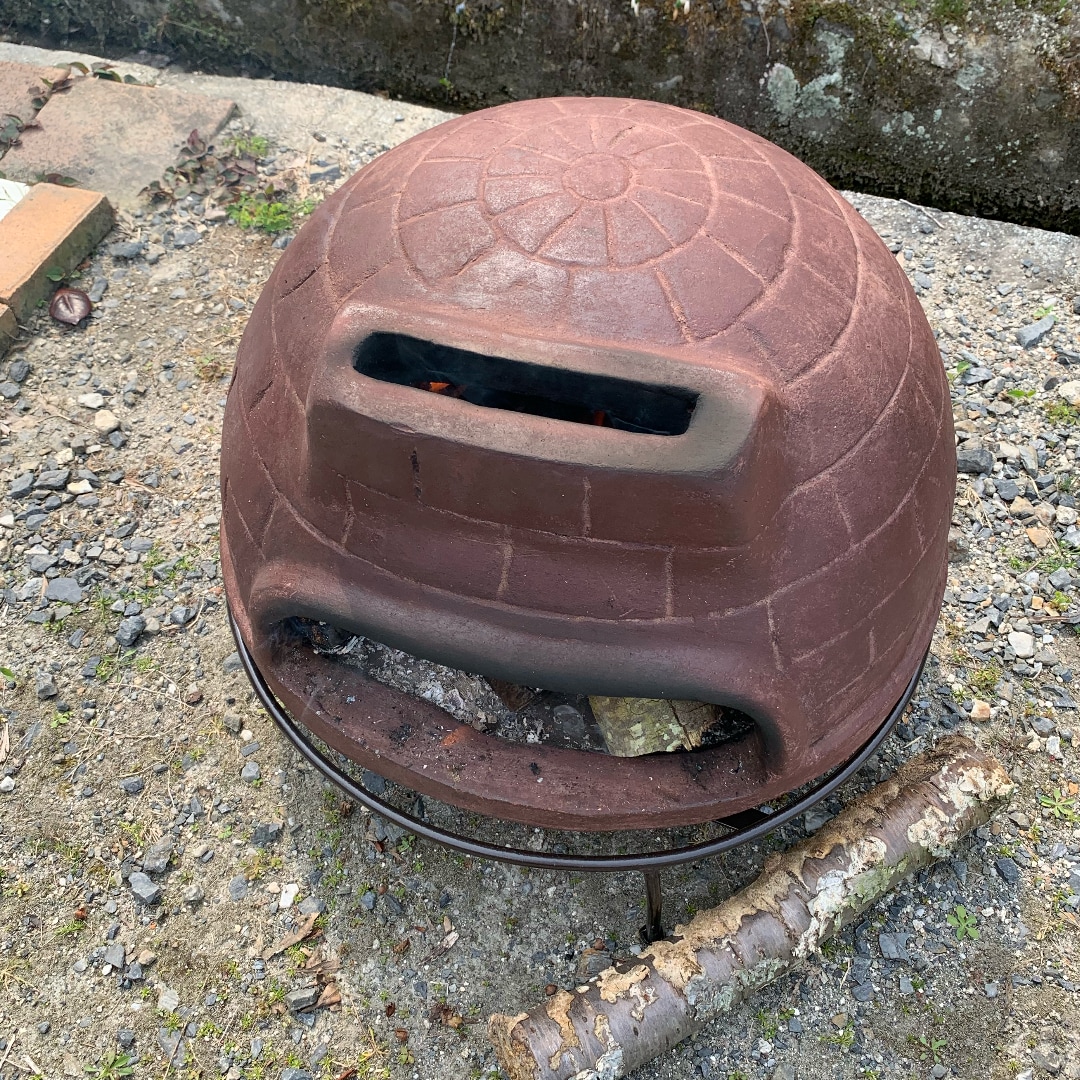 ご自慢のメヒコのピザ窯