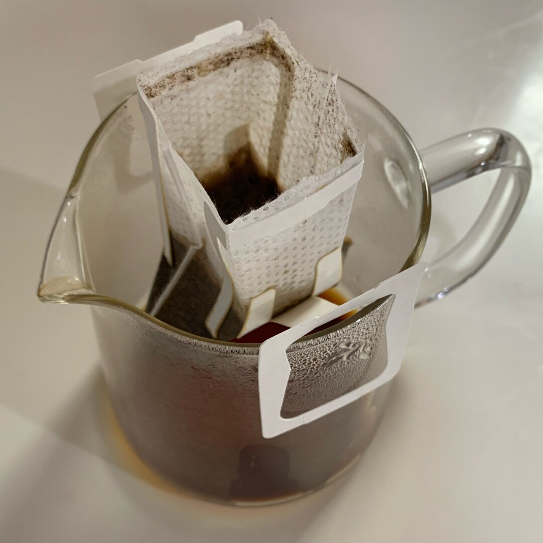 コーヒードリップ中