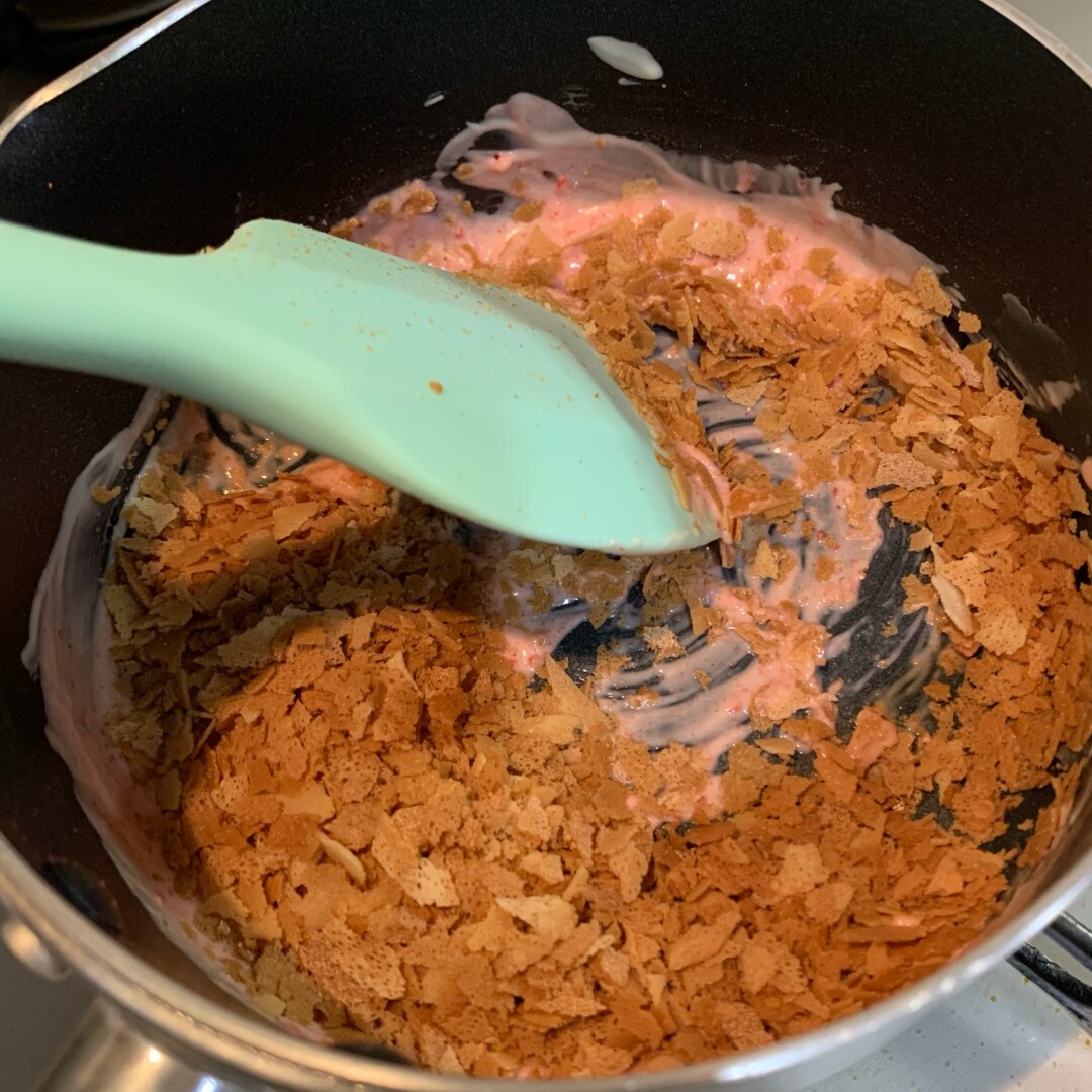 フィアンテーヌを混ぜられるいちごチョコ