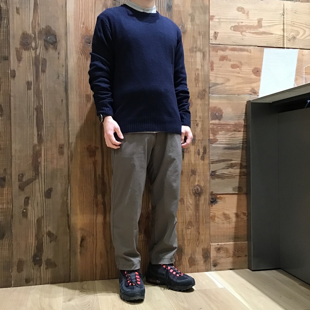 【ゆめタウン東広島】メリノウールミドルゲージセーターを使ったあったか冬仕様コーディネート
