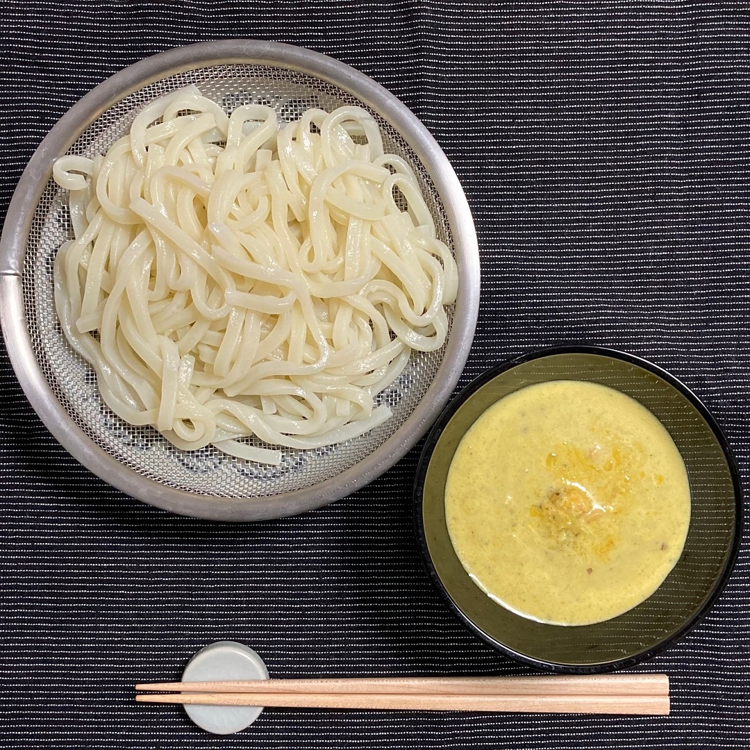 チキンジンジャーカレー　盛り付け例