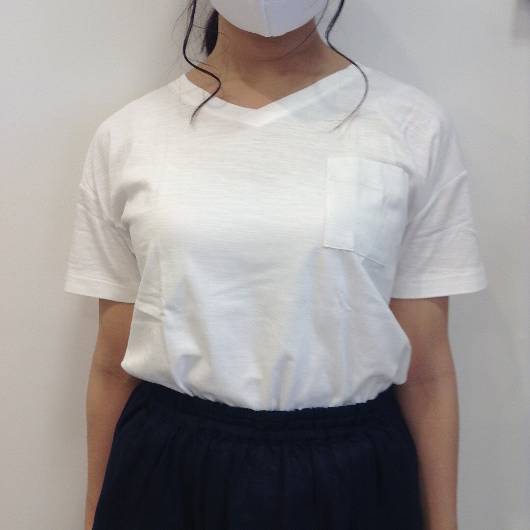 ムラ糸天竺編みTシャツ