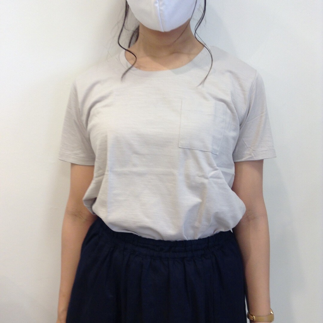 ムラ糸天竺編みTシャツ