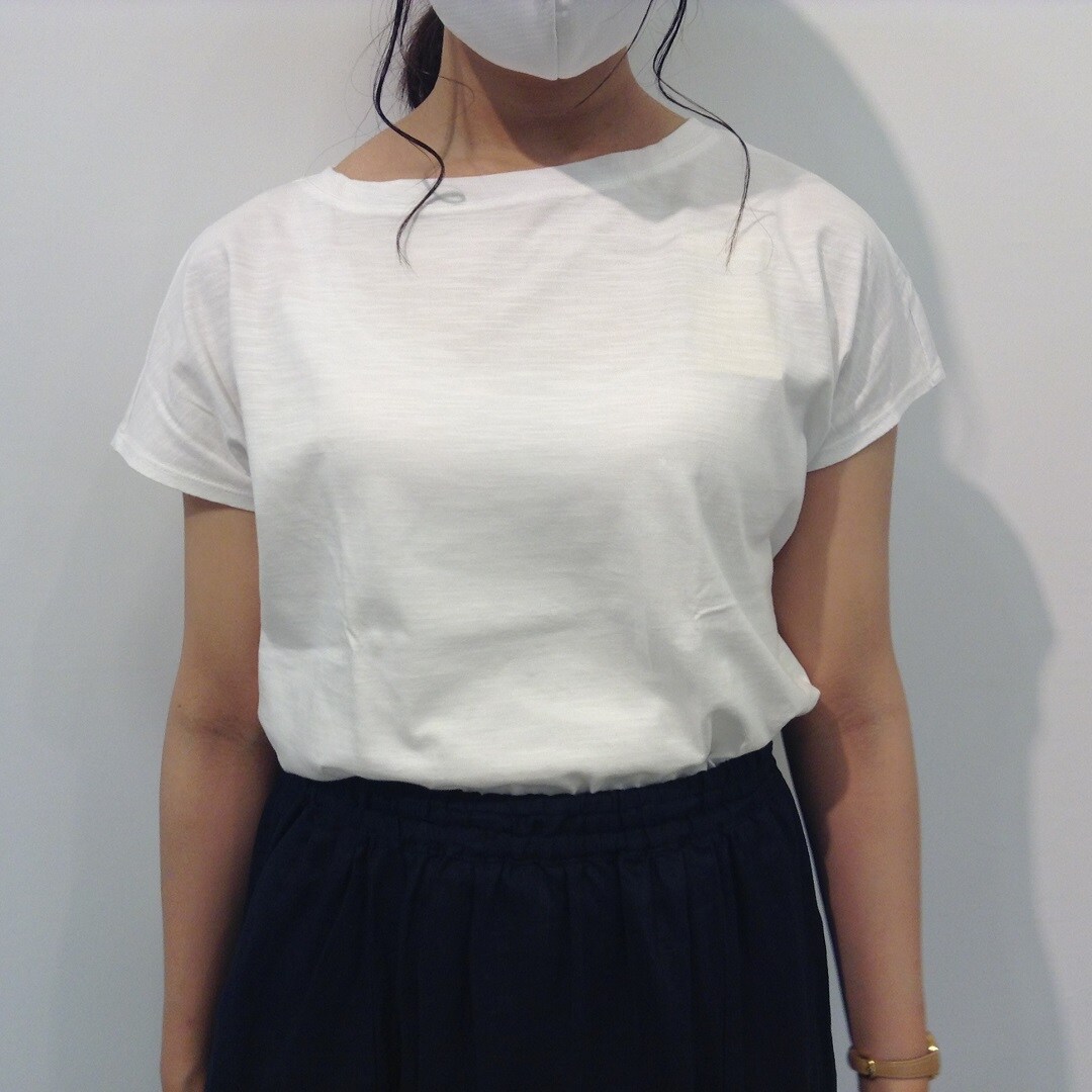 ムラ糸天竺編みTシャツ