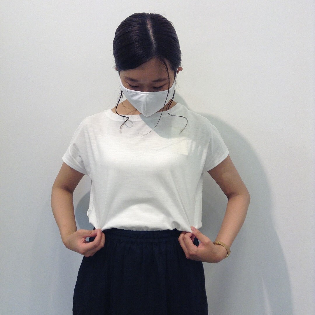 ムラ糸天竺編みTシャツ