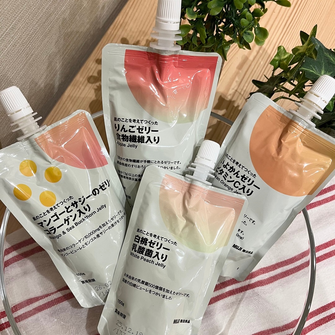 肌ゼリー　四種　アップ