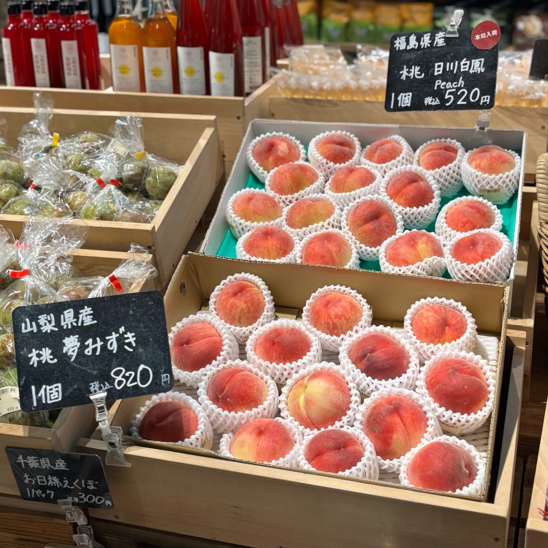 【銀座】桃の季節です｜1F 野菜売場
