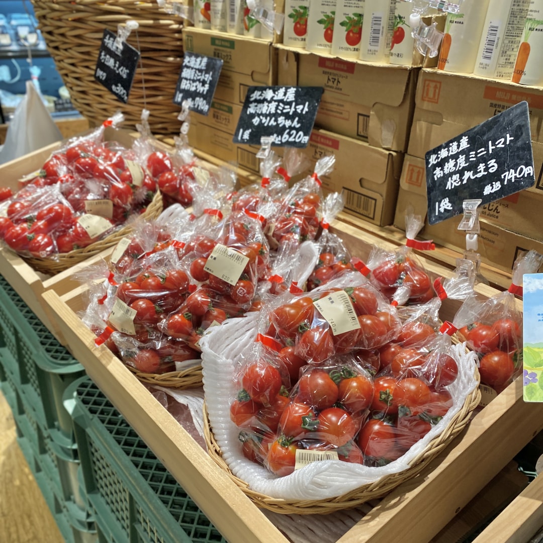 【銀座】北海道産ミニトマト入荷してます。｜1F野菜売場