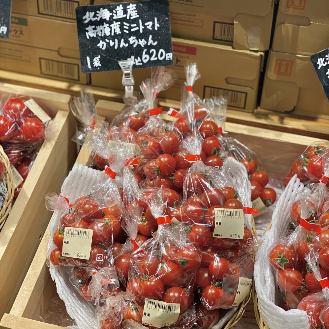 【銀座】北海道産ミニトマト入荷してます。｜1F野菜売場