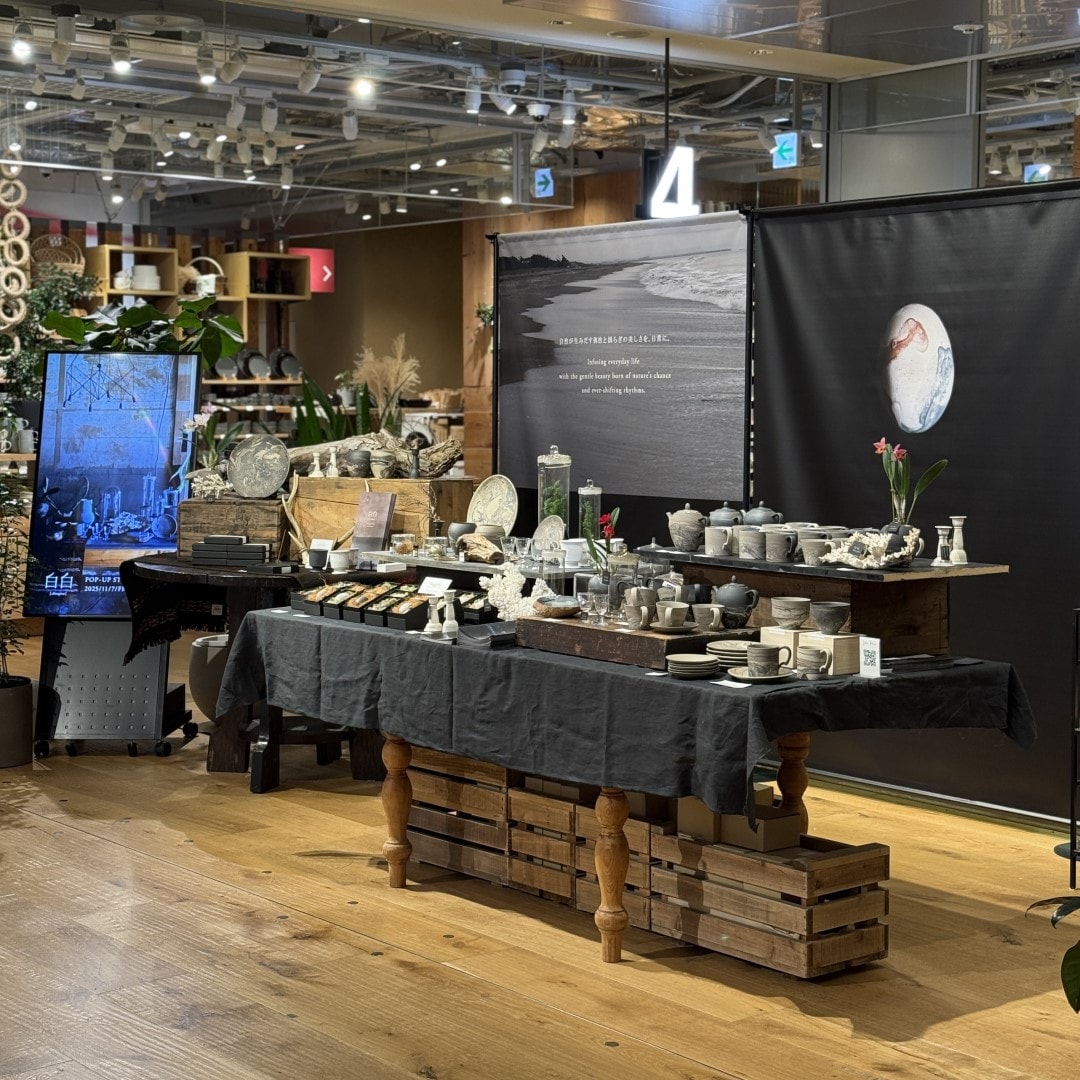 【銀座】白白/shirajira POP-UP STORE 開催のお知らせ