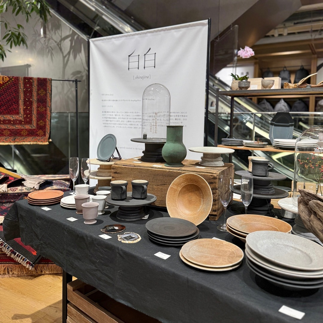 【銀座】白白/shirajira　POP-UP STORE まもなく終了 