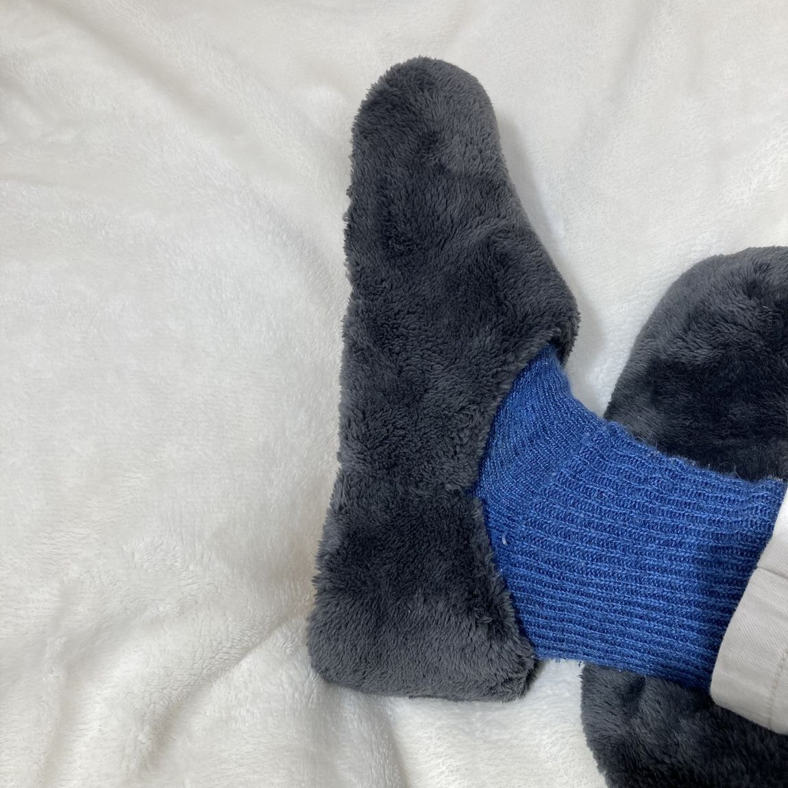 あたたかファイバールームシューズかかと部分