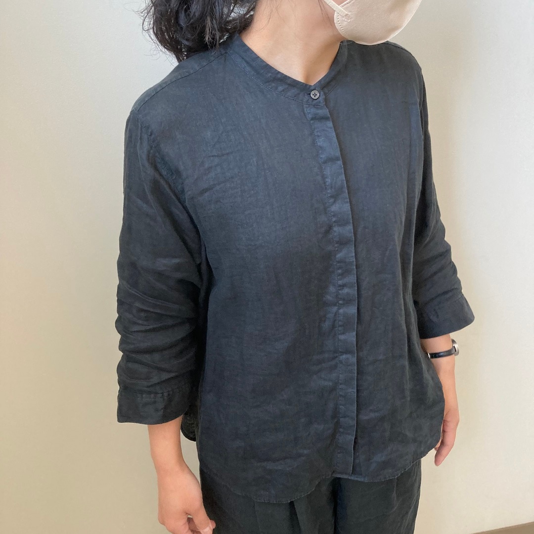 【無印良品】麻を着る、洗いざらしリネン