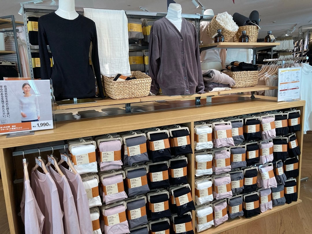 婦人　あったか綿　厚手　ウール