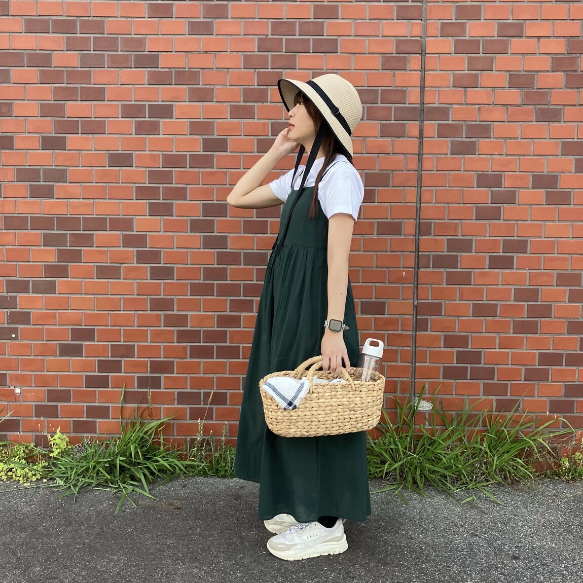 強撚ボイル　キャミソールワンピース