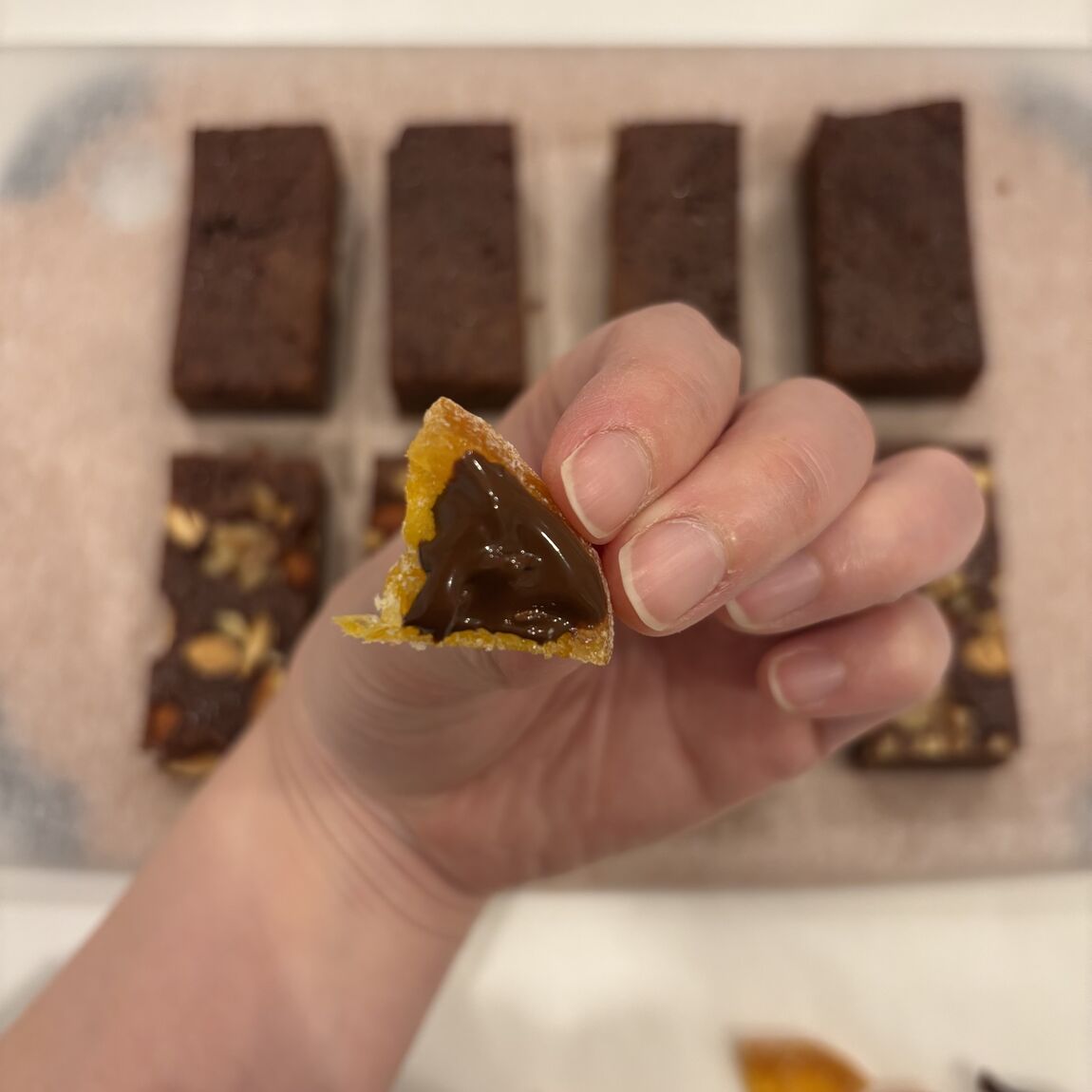 【イオンモール須坂】アレンジレシピ｜「自分でつくる　米粉のパンケーキ」で作るチョコブラウニー