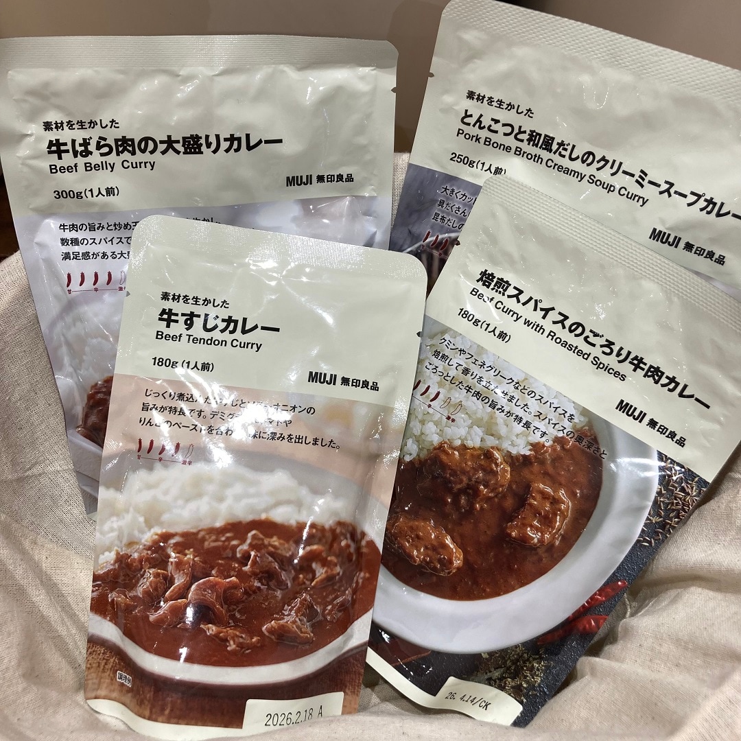 日本のカレー４種類