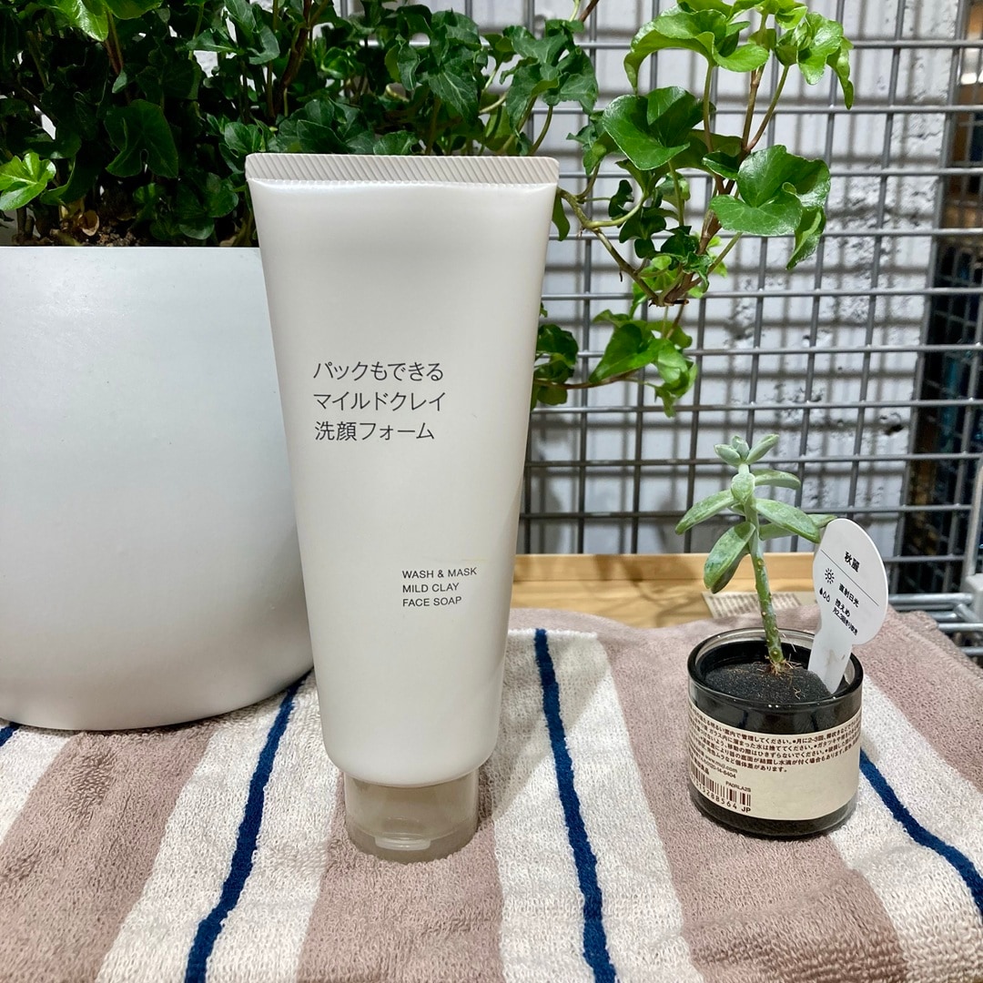【いとく大館ショッピングセンター】1つ2役　パックもできるマイルドクレイ洗顔フォーム_m1duw5