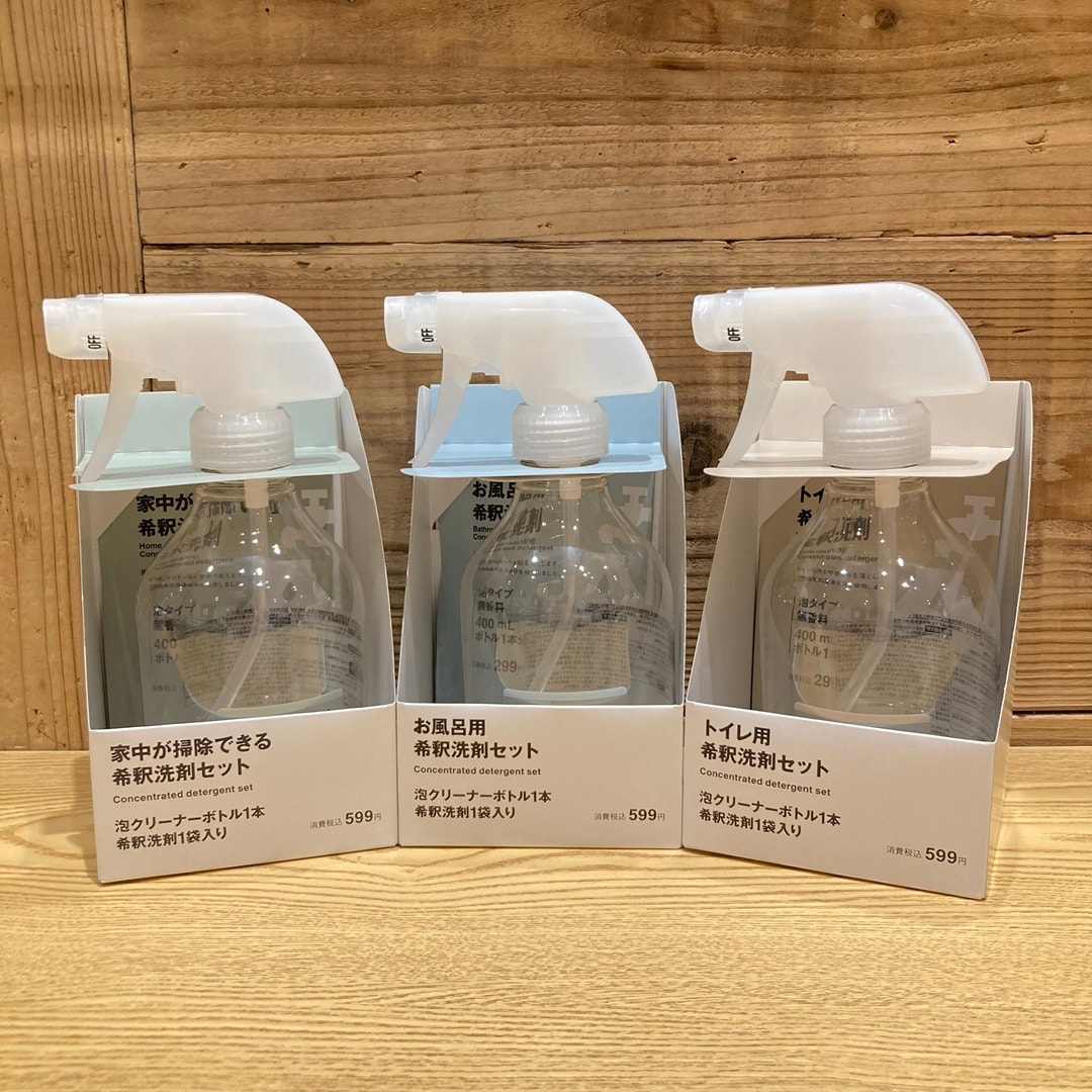 【知多】新商品のご紹介 | 希釈洗剤シリーズ