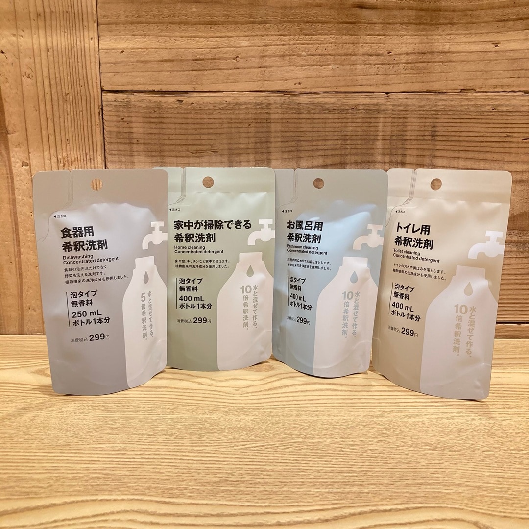 【知多】新商品のご紹介 | 希釈洗剤シリーズ