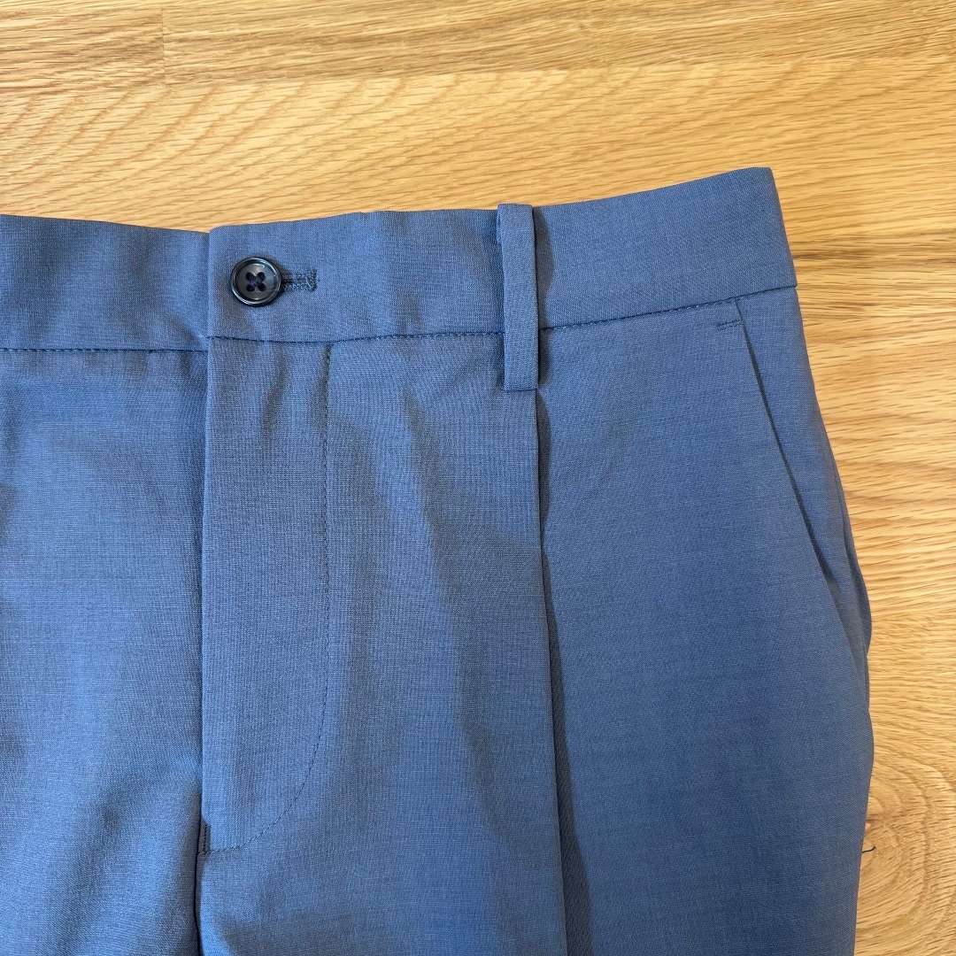 撥水ストレッチワンタックパンツ