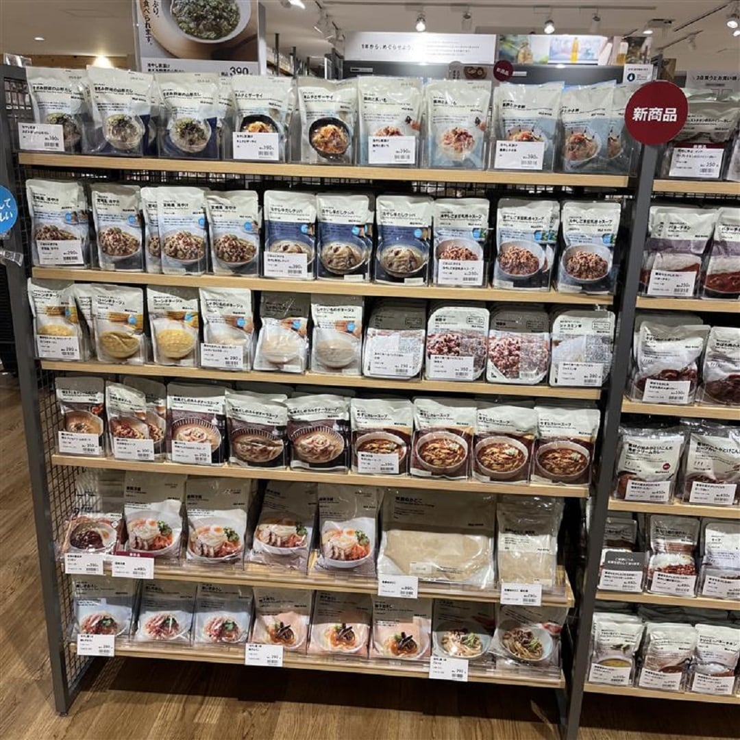 夏の食品コーナー