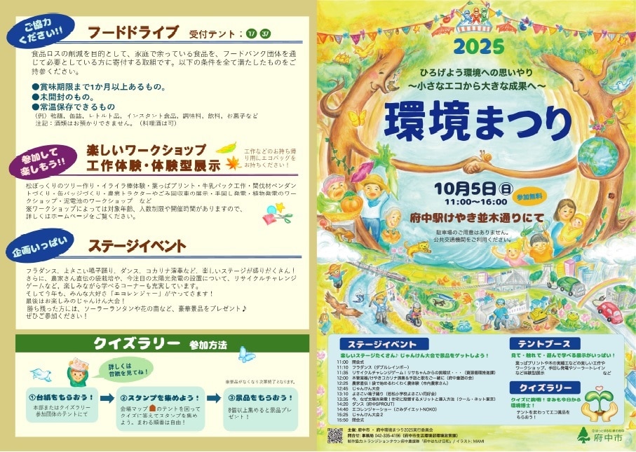 環境まつりチラシ