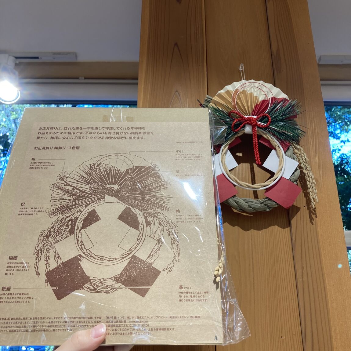 お正月飾り裏面