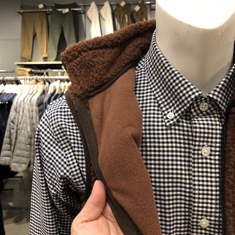 【京阪モール】軽くてあたたかボアフリースベスト