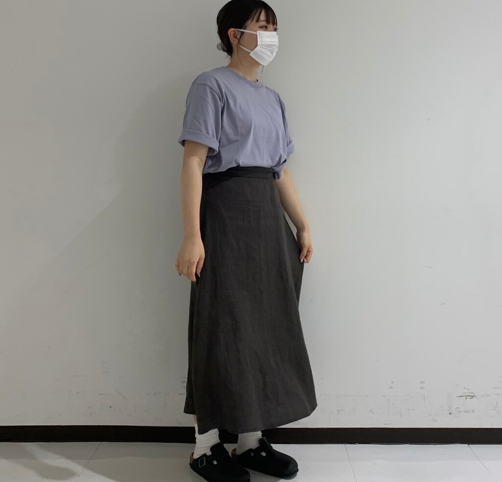 涼感Tシャツを着ているスタッフ