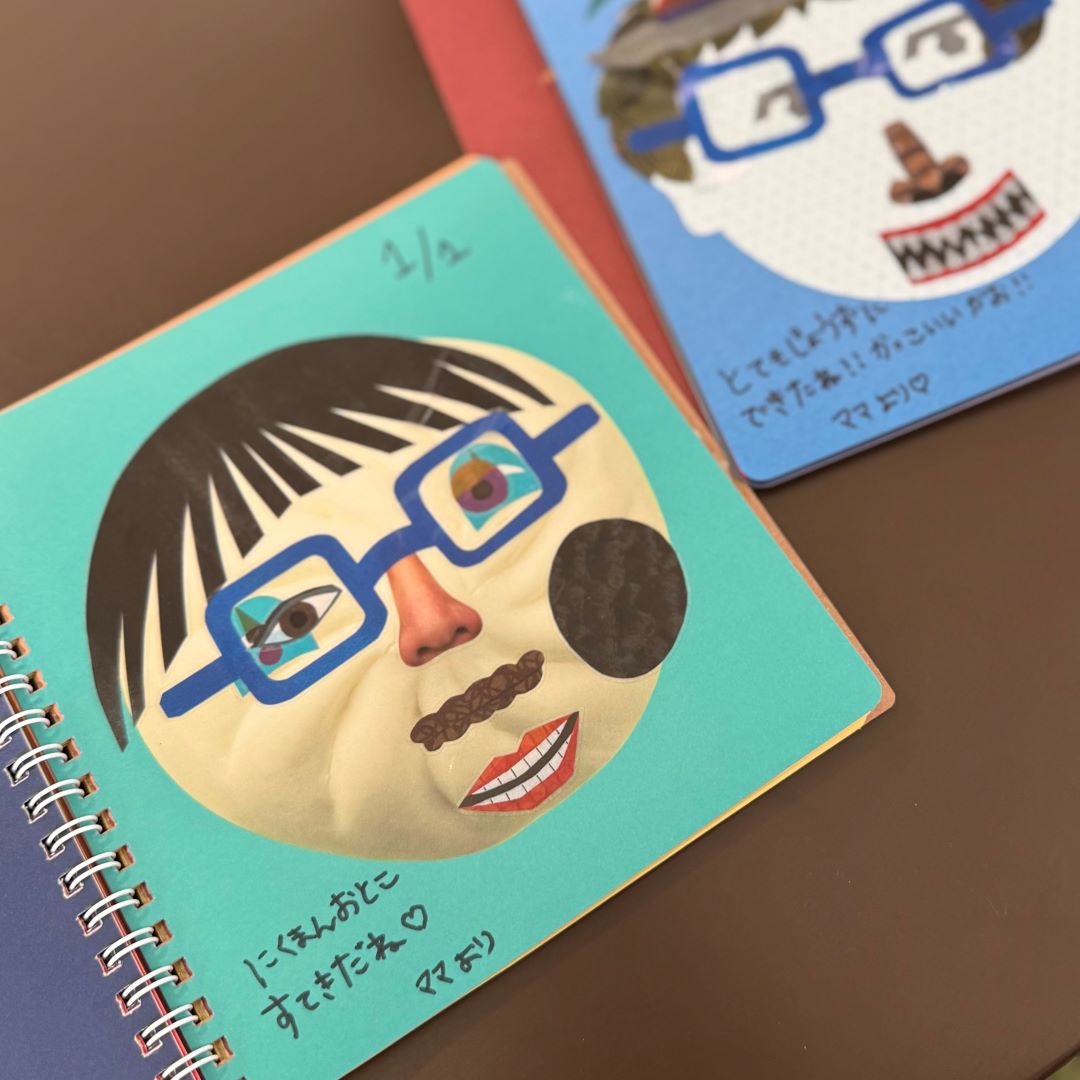 ママのメッセージ入りの完成品