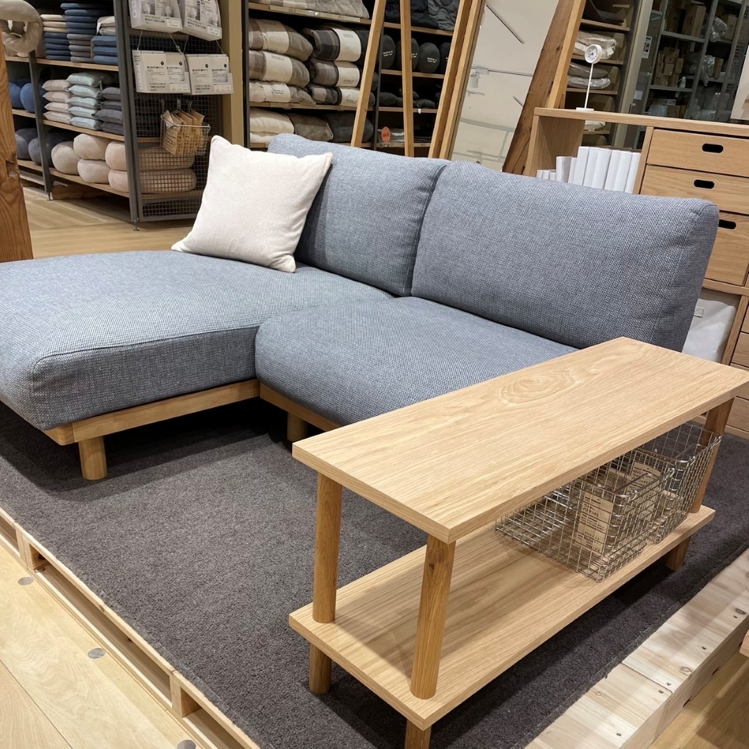 木製シェルフの写真