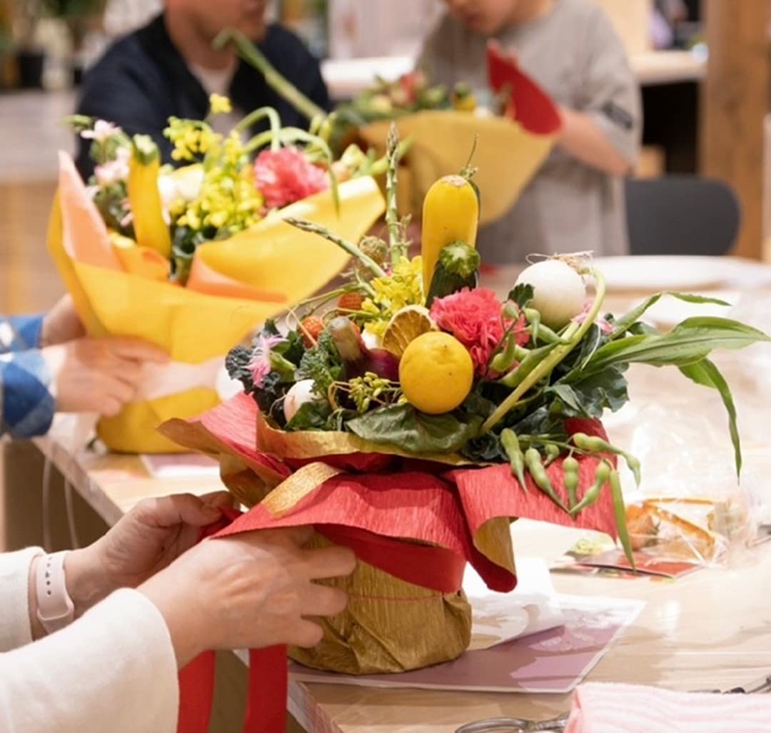 【イオンモール広島府中】「母の日に野菜のブーケを贈りましょう」のワークショップ開催のお知らせ