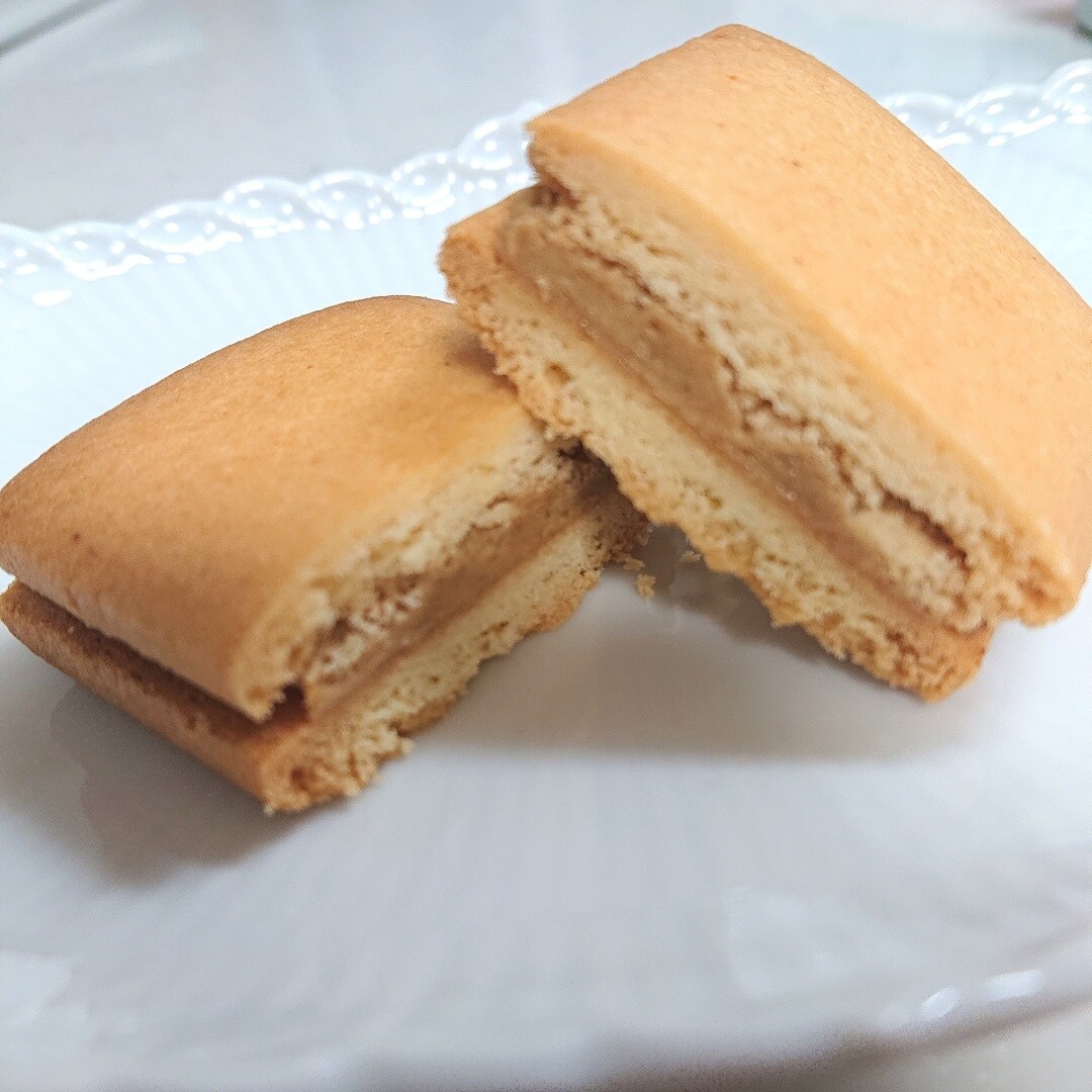 栗のクリームサンドクッキー