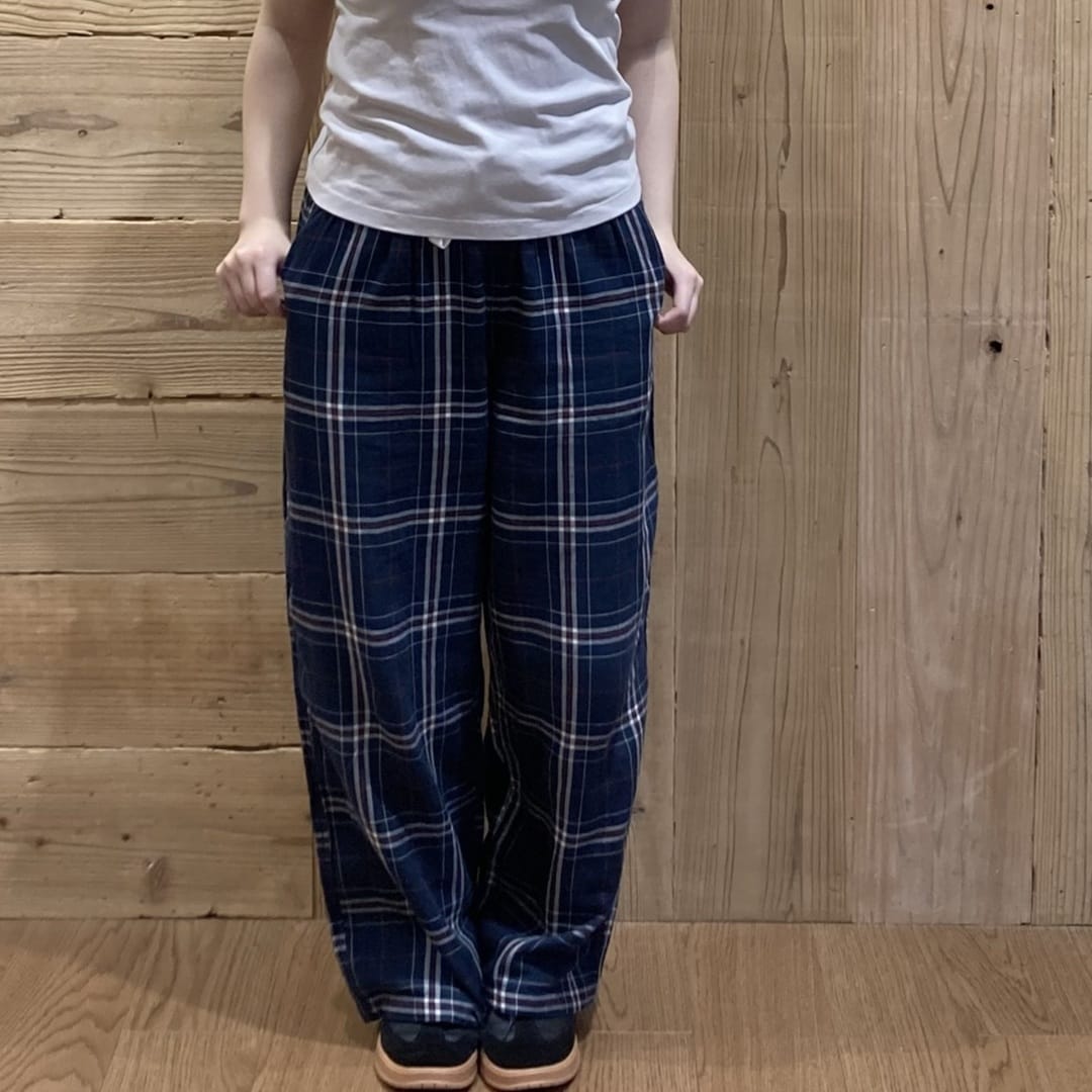 「二重ガーゼルームロングパンツ」のご紹介_Q4H5C5