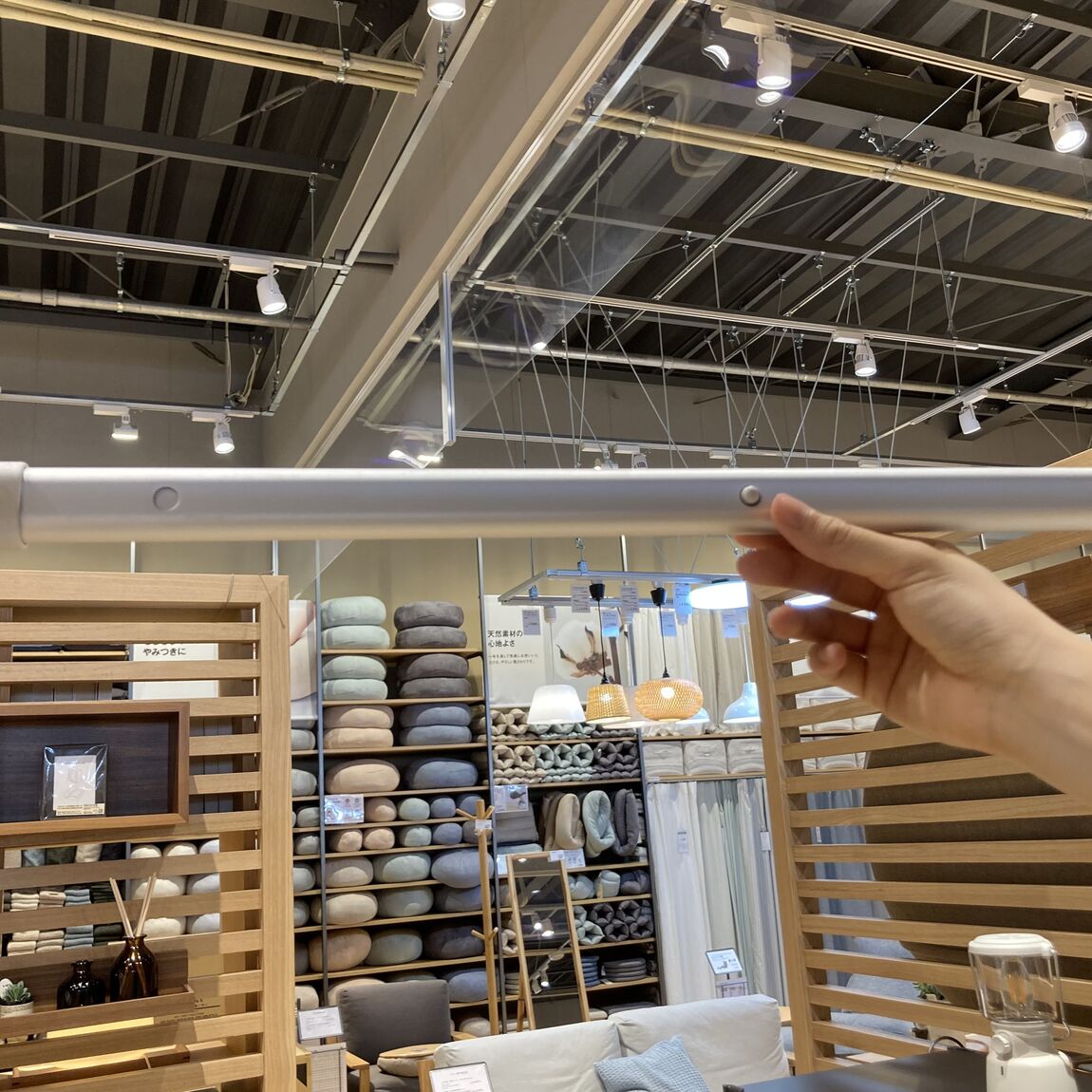 【茅野】省スペースでも楽ちん！アルミたためる軽量室内物干しラック_wg29lx