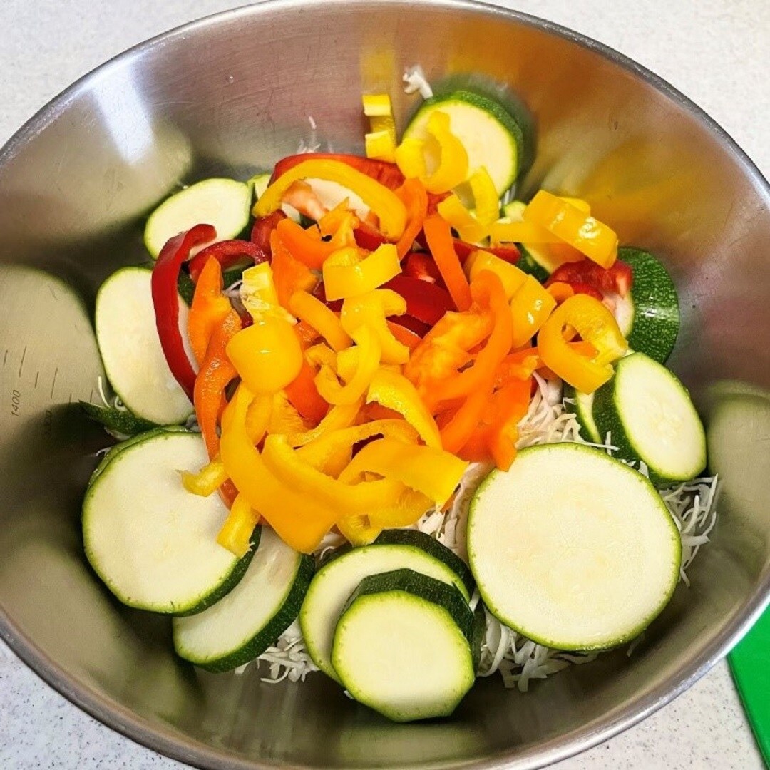 【岡山ロッツ】#03夏休みごはんにおすすめレシピ：「カリカリ夏野菜サラダ」