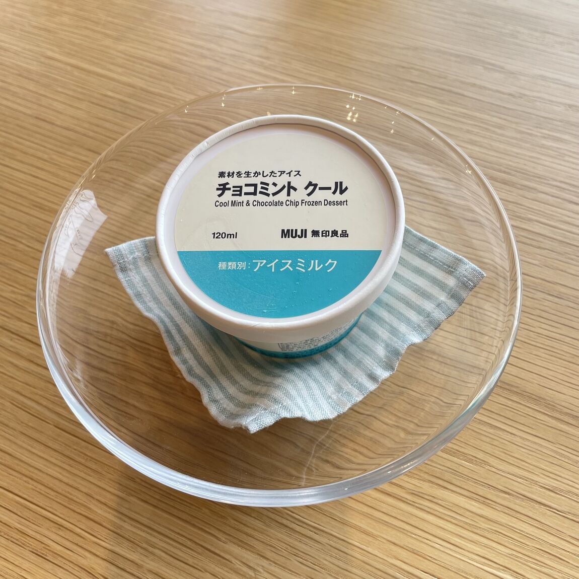 新チョコミントアイス