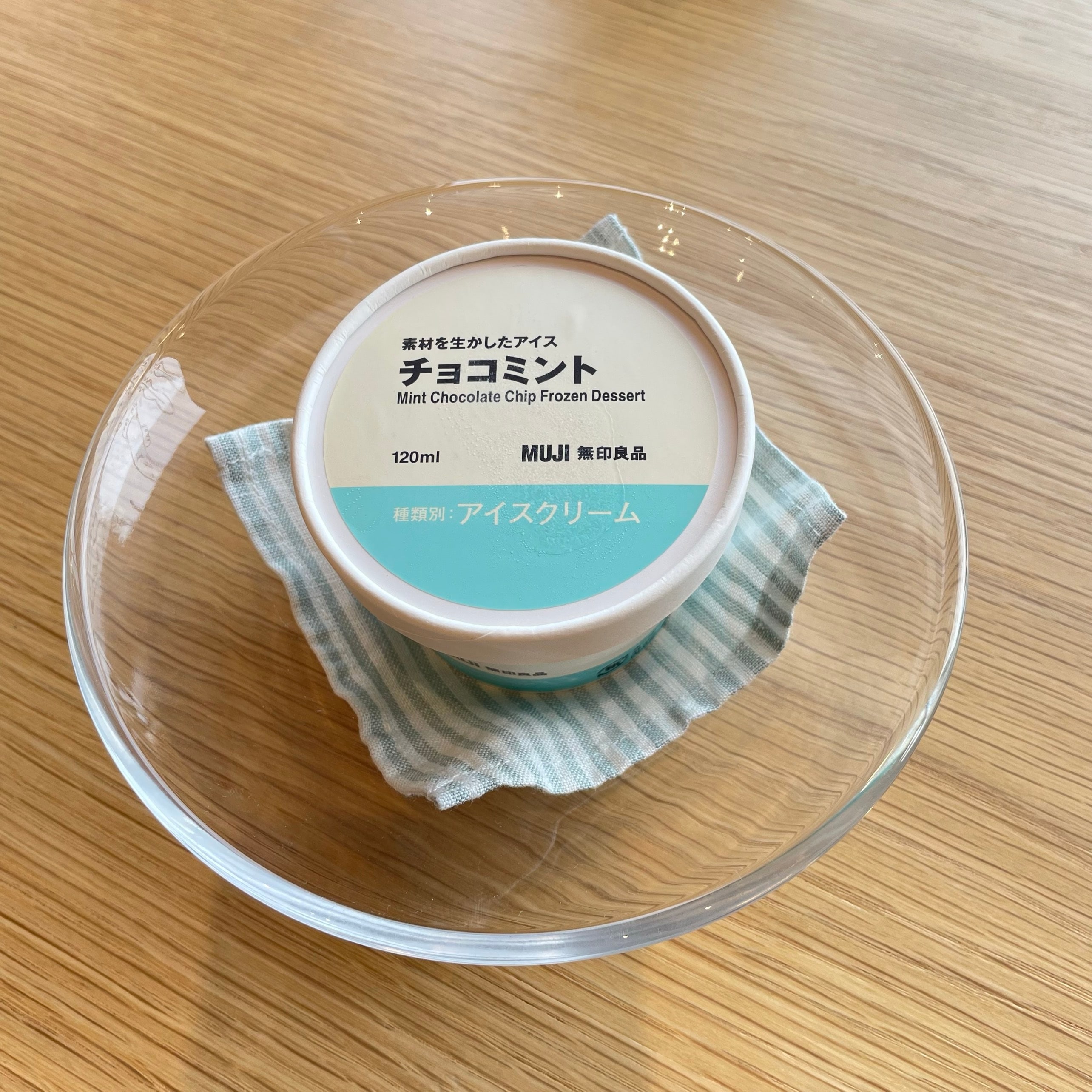 旧チョコミントアイス