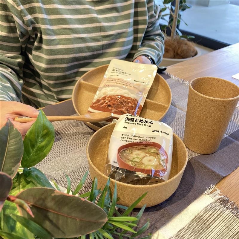 レンジで使える　ヤシの端材を使ったシリーズ