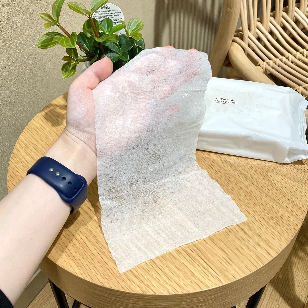 【マルエイガレリア】シンプルなパッケージが好き無印良品の『ウェットティシュー』