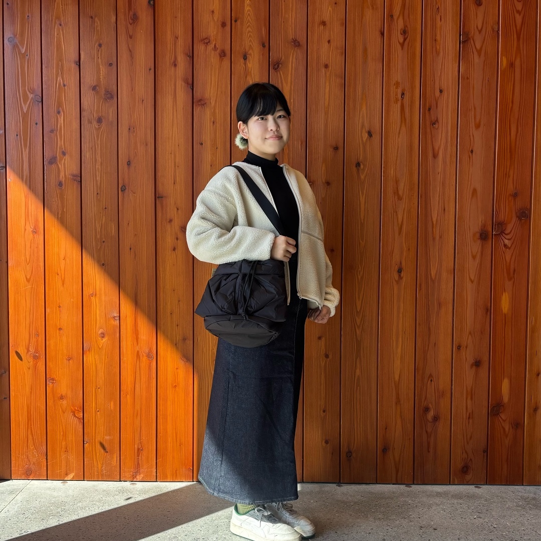 中綿巾着バック