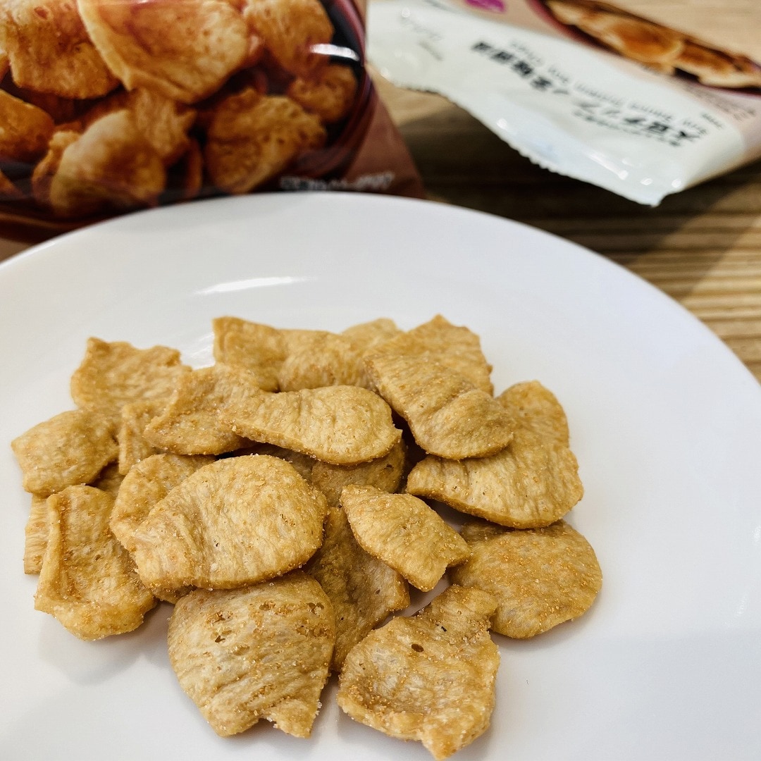 醤油味の大豆スナックの写真
