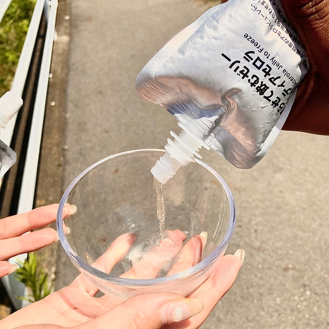 凍らせて飲むソルティゼリー