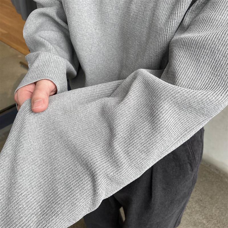 【コープさっぽろぬまのはた】素材に還るリブ編み長袖ニットＴシャツ：165cm_w3MmzZ