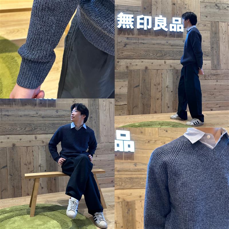 畦編みニット