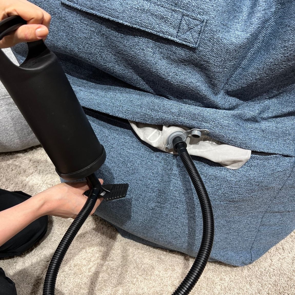 ゆめタウン三豊】空気でできたソファに待望の新色が登場です