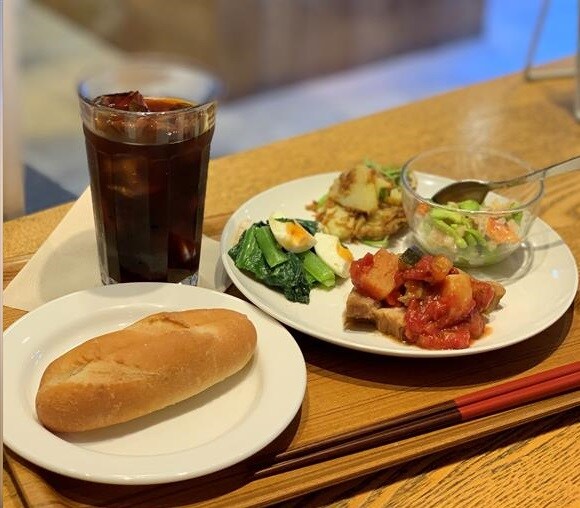 プレート&アイスコーヒー